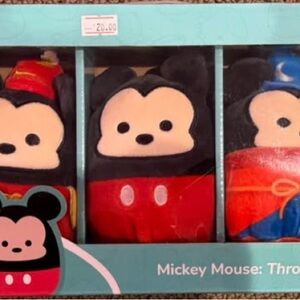 Disney Mickey Mouse Plush Trio - Red, Black, Blue